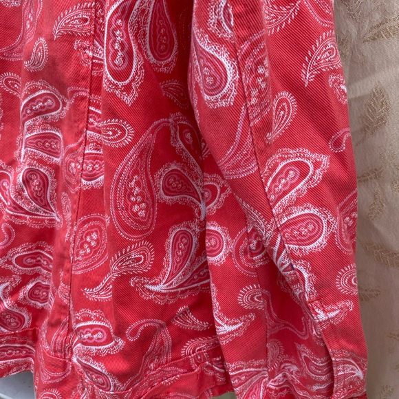 Jessica London size 14W jean jacket filigree pattern - Picture 7 of 12